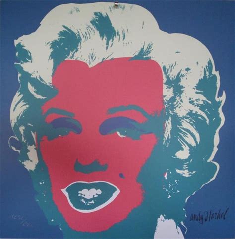 Andy Warhol Marilyn Monroe Signed Lithograph