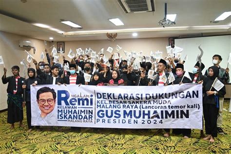 Remi Sakera Muda Malang Raya Deklarasi Gus Muhaimin Maju Presiden