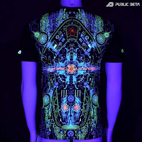 UV Active Psychedelic T Shirt