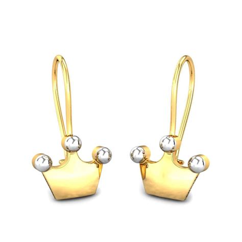 Dainty Little Princess Kids Gold Earrings for kids, priced under 15K ...