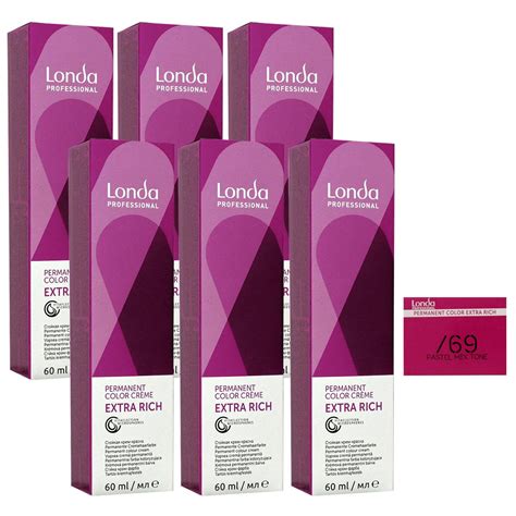 Londa Cremehaarfarbe Extra Rich 6 X 60 Ml 69