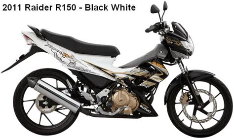 4 Colors Of 2011 Suzuki Raider R150 Motorcycles And Ninja 250