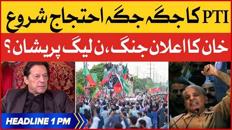 Imran Khan In Action Bol News Headlines At 1 Pm Pti Protests