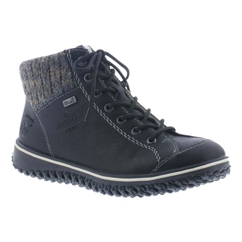 Rieker Z Black Womens Hi Tops