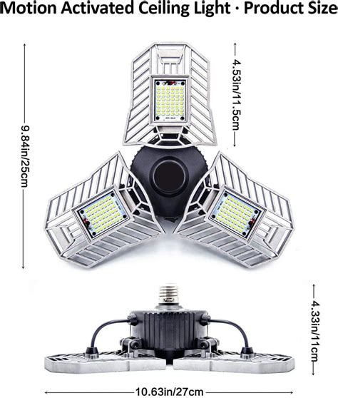 Deformable Garage Led Light High Intensity Mining Lamps 60W 6000LM