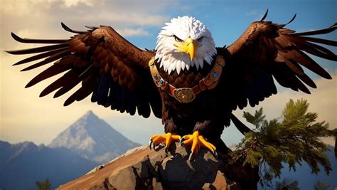 Premium AI Image Eagles Are Majestic Birds Of Prey Known For Their