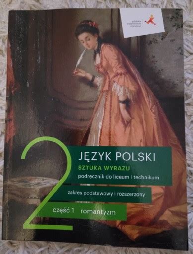 Jezyk Polski 2 Sztuka Wyrazu Romantyzm Toruń Kup teraz na Allegro