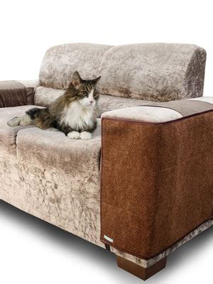 Arranhador Para Gato E Protetor De Sofa Par Dir Esq Cinza Compre