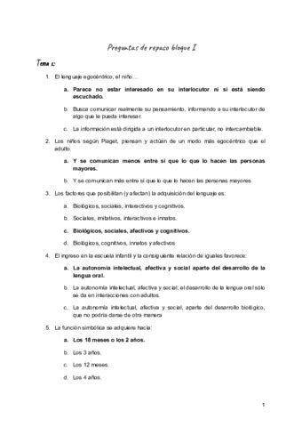 Preguntas De Repaso Bloque I Pdf