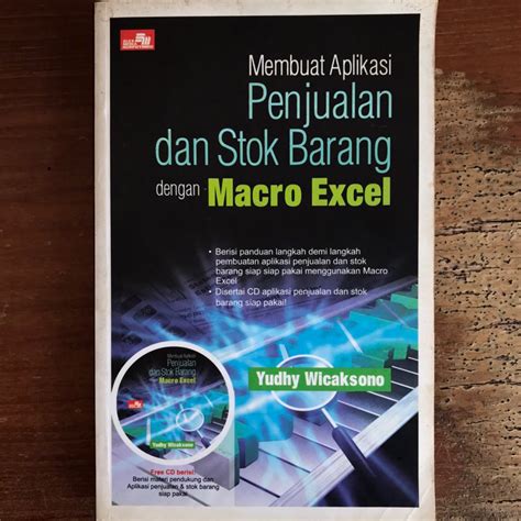 Jual Buku Membuat Aplikasi Penjualan Dan Stok Barang Dengan Macro Excel