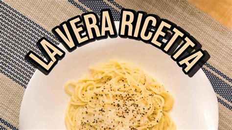 Tonnarelli Cacio E Pepe A Roma Tutti Vanno Matti Per La VERA Ricetta