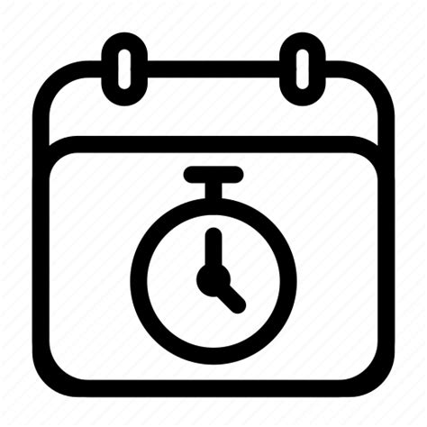 Time Schedule Calendar Clock Icon Download On Iconfinder