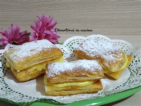 Sfogliatelle Alla Crema Sporcamuss Divertirsi In Cucina