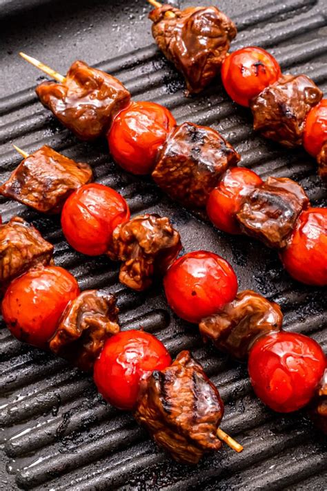 Balsamic Steak Kabobs Julie S Eats Treats