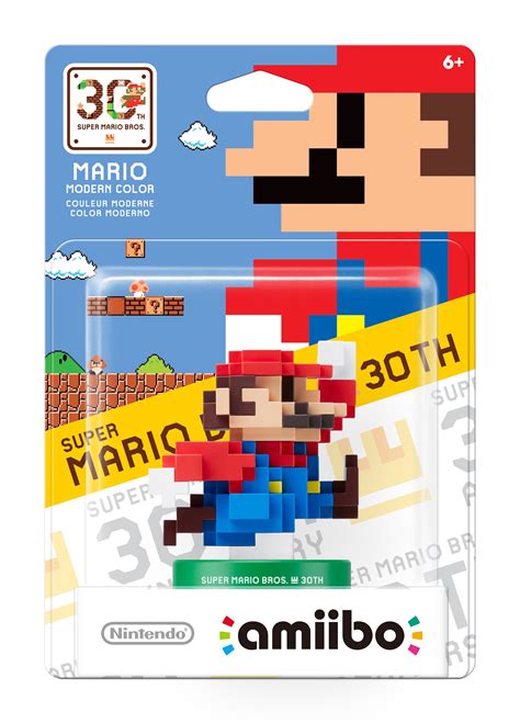 Amiibo Modern Color 8 Bit Mario Vooks