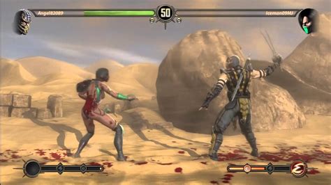 Mortal Kombat Online Scorpion Vs Jade Youtube