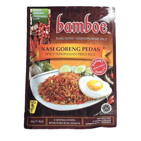 Indonesian Instant Seasoning Dish Bamboe Bumbu Authentic Indonesia