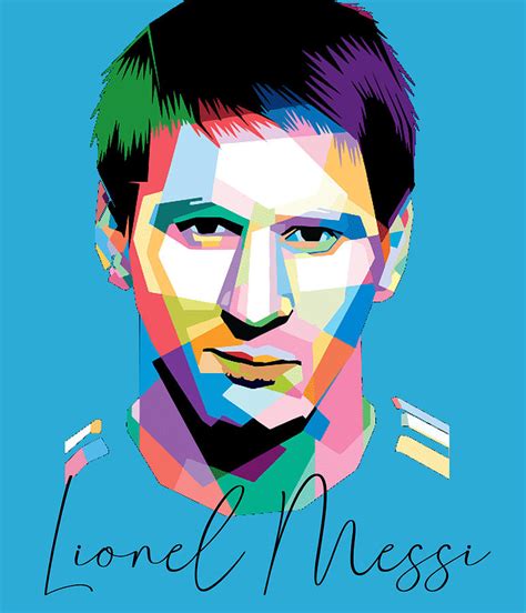 Lionel Messi Digital Art By Antris Surya Pixels