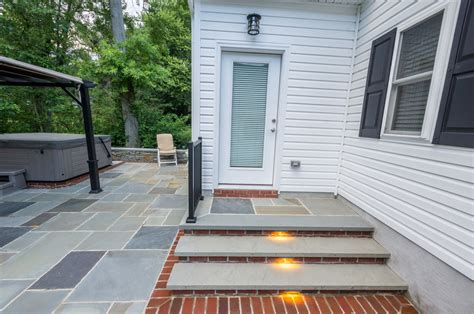 Brick Steps Staircase Wilmington By Disabatino Landscaping And