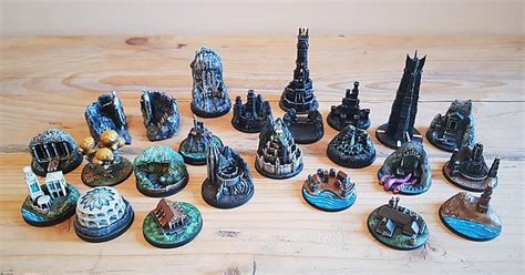 Painted 3d Printed Settlements For War Of The Ring Board Game Album On Imgur