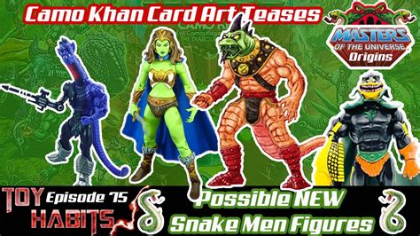 Possible Masters Of The Universe Origins Snake Men Figures Camo