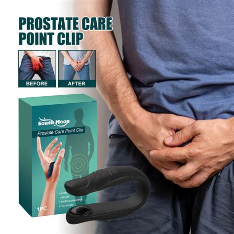 Prostate Care Point Clip Hand Meridians Massage Pressure Acupressure