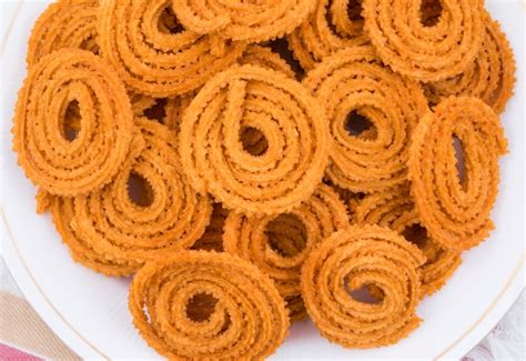 Snack Tradicional Indio Chakli Foto Premium