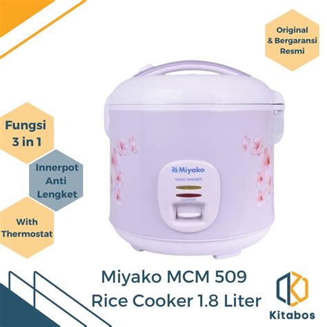 Jual Miyako Mcm Rice Cooker Magic In Liter Shopee