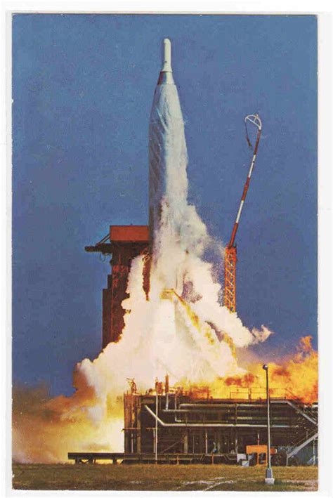 Atlas ICBM Missile Launch US Air Force postcard | Topics - Militaria ...