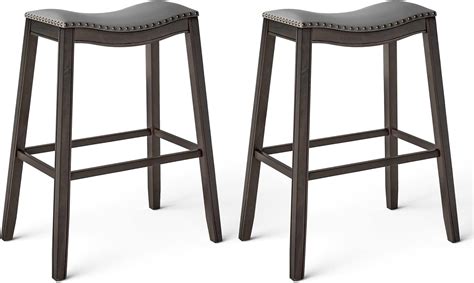 Ergomaster 29 Inch Bar Stools Set Of 2 Counter Barstool