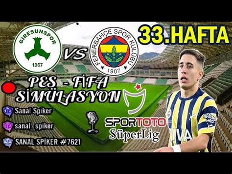 G Resunspor Fenerbah E S Per Lig Hafta F Fa S M Lasyon