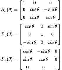 Rotations Transform Roll Pitch Yaw From One Coordinate System To