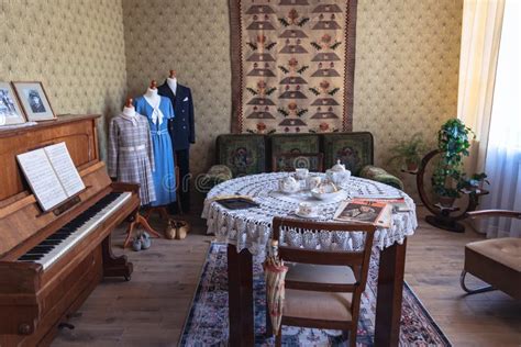 Historic Apartment In Cop Museum Stalowa Wola In Poland Editorial