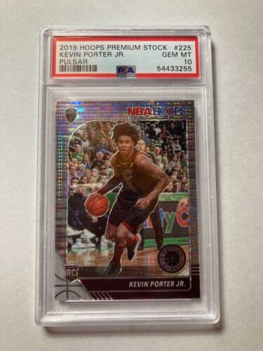 Hoops Premium Stock Kevin Porter Jr Pulsar Rookie Card Psa