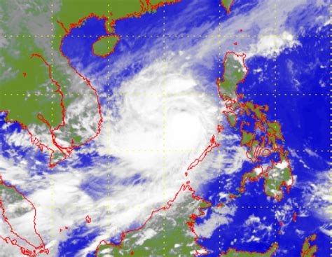 Tropical Cyclones In Track And Satellite Picture Of Severe