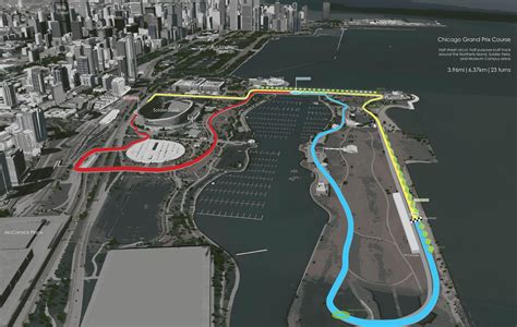 Chicago Grand Prix Course Rracetrackdesigns