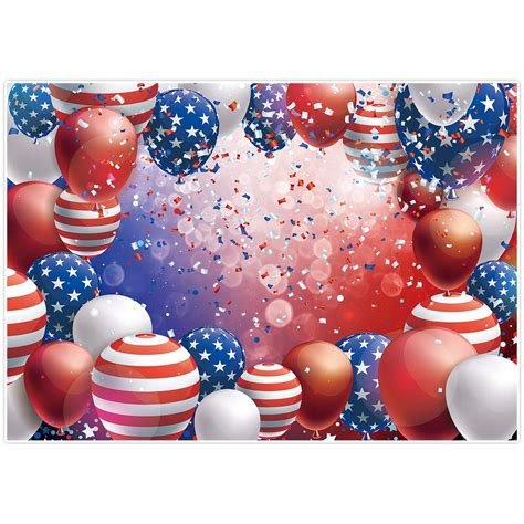 Allenjoy 7x5ft 4th Of July Photography Backdrop Supplies For