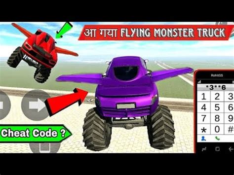 Flying Monster Truck आ गय Indian bike driving 3d flying monster car