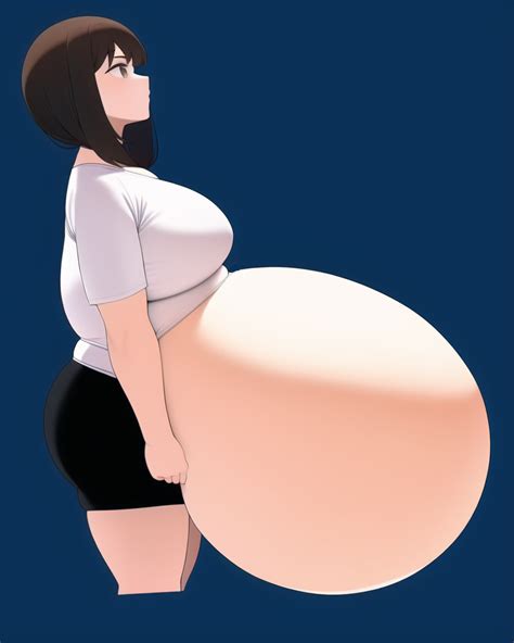 Hyper Pregnant Brunette 4 By Preggoartgenerator On Deviantart