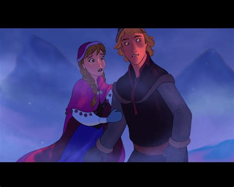 Anna And Kristoff Frozen Fan Art 34927437 Fanpop