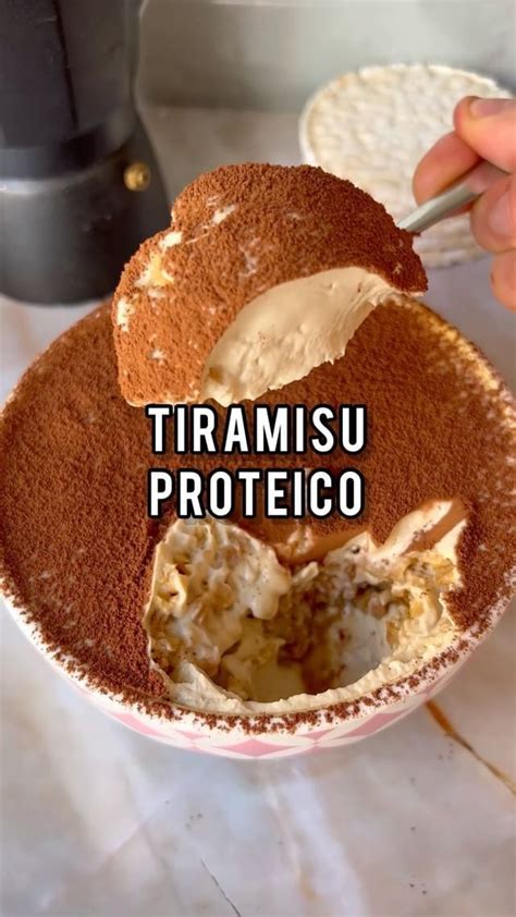 Tiramisú proteico Disfruta de un postre riquísimo y alto en