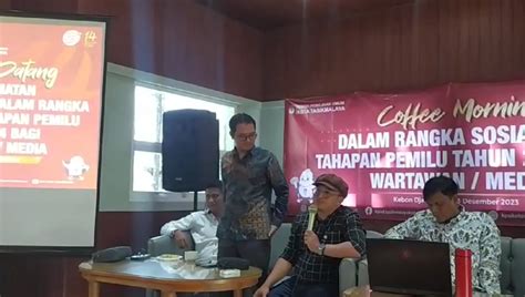 Ajak Ngopi Bareng Kpu Akui Peran Pers Sangat Penting Dalam