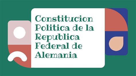 Constitucion Politica De La Republica Federal De Alemania 1 YouTube