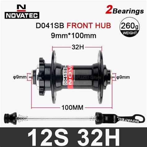 Novatec Hub Micro Splline Para Bicicleta Cubo V Buracos Mtb