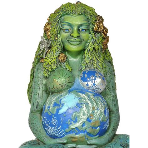 Millennial Gaia Statue by Oberon Zell - Mother Earth Gaia Wicca Statue