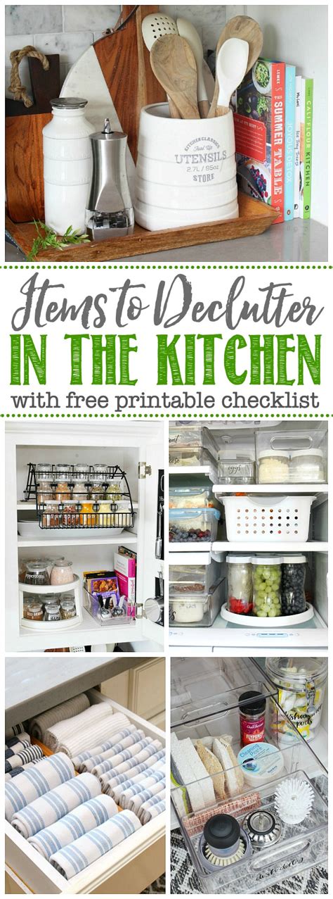 Things To Declutter From The Kitchen Clean And Scentsible