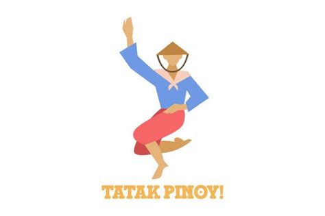 Filipino Dancing Boy Tatak Pinoy The Philippines Svg Cut File By