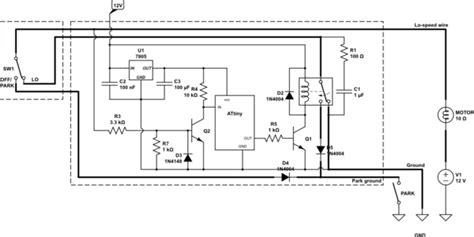 Automotive Relay For Intermittent Wiper Function Electrical