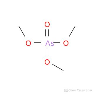 Trimethyl arsenate Structure - C3H9AsO4 - Over 100 million chemical ...