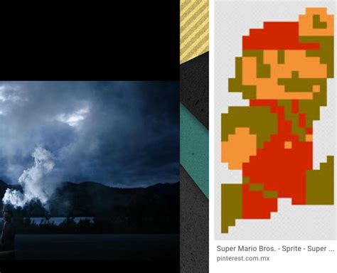 8 Bit Mario Cloud